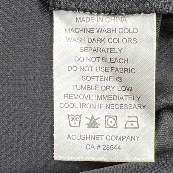 Footjoy Golf Polo‎ Shirt Mens Size XL Black Short Sleeves Performance Rugby - Picture 5 of 11